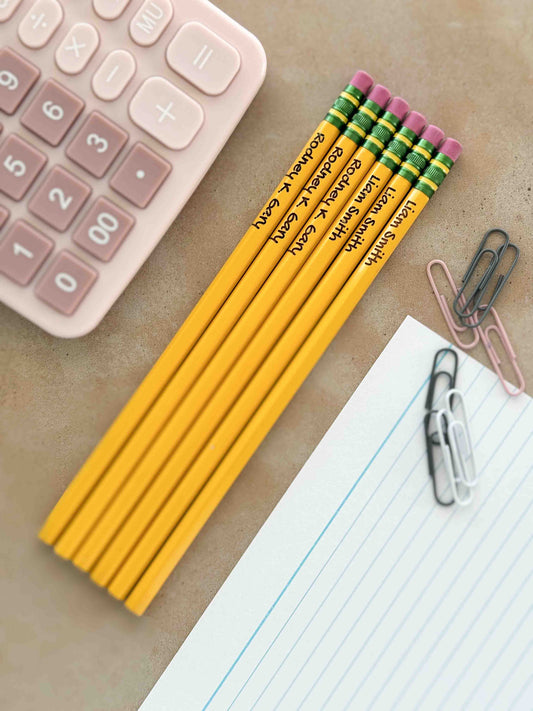 Natural Personalized Pencils