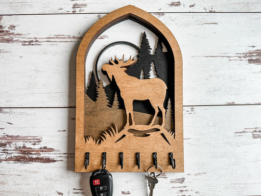 Arch Key Hanger Moose